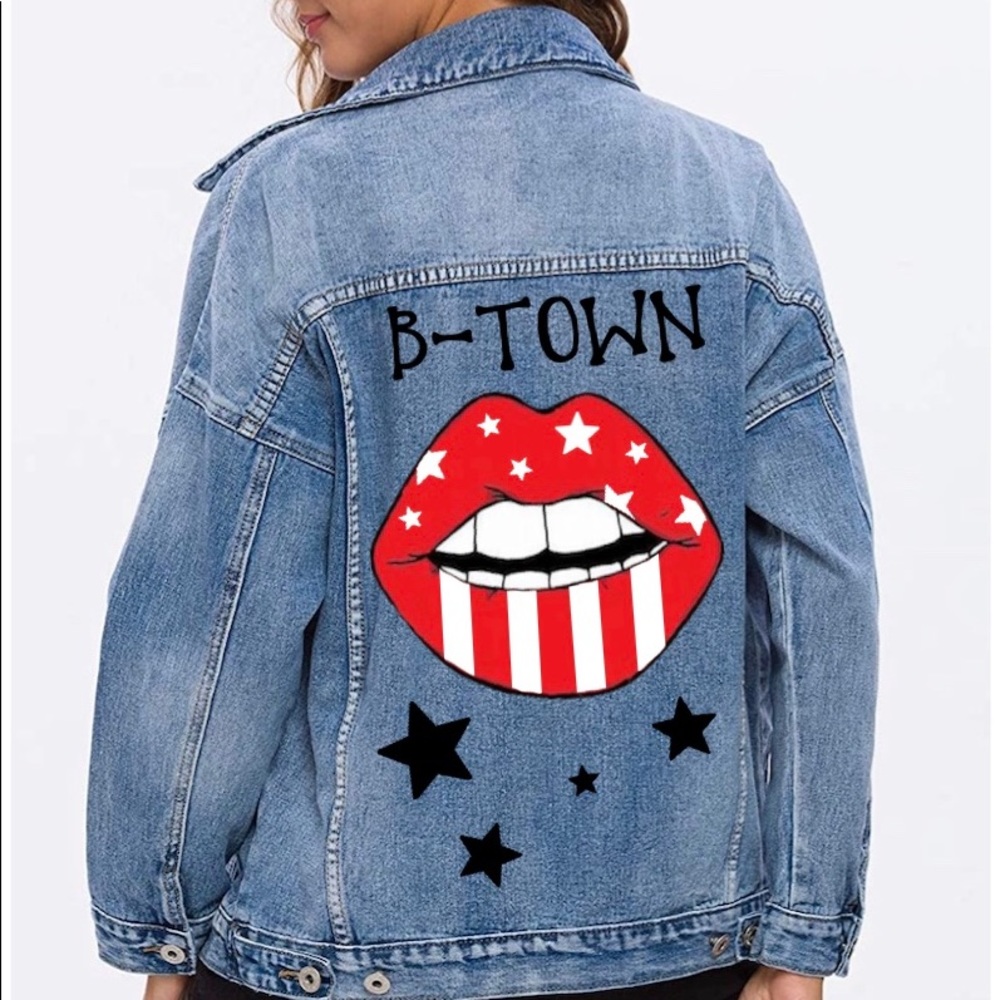 indiana university jean jacket